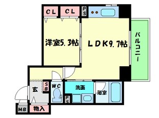 インテリジェンス御堂の物件間取画像